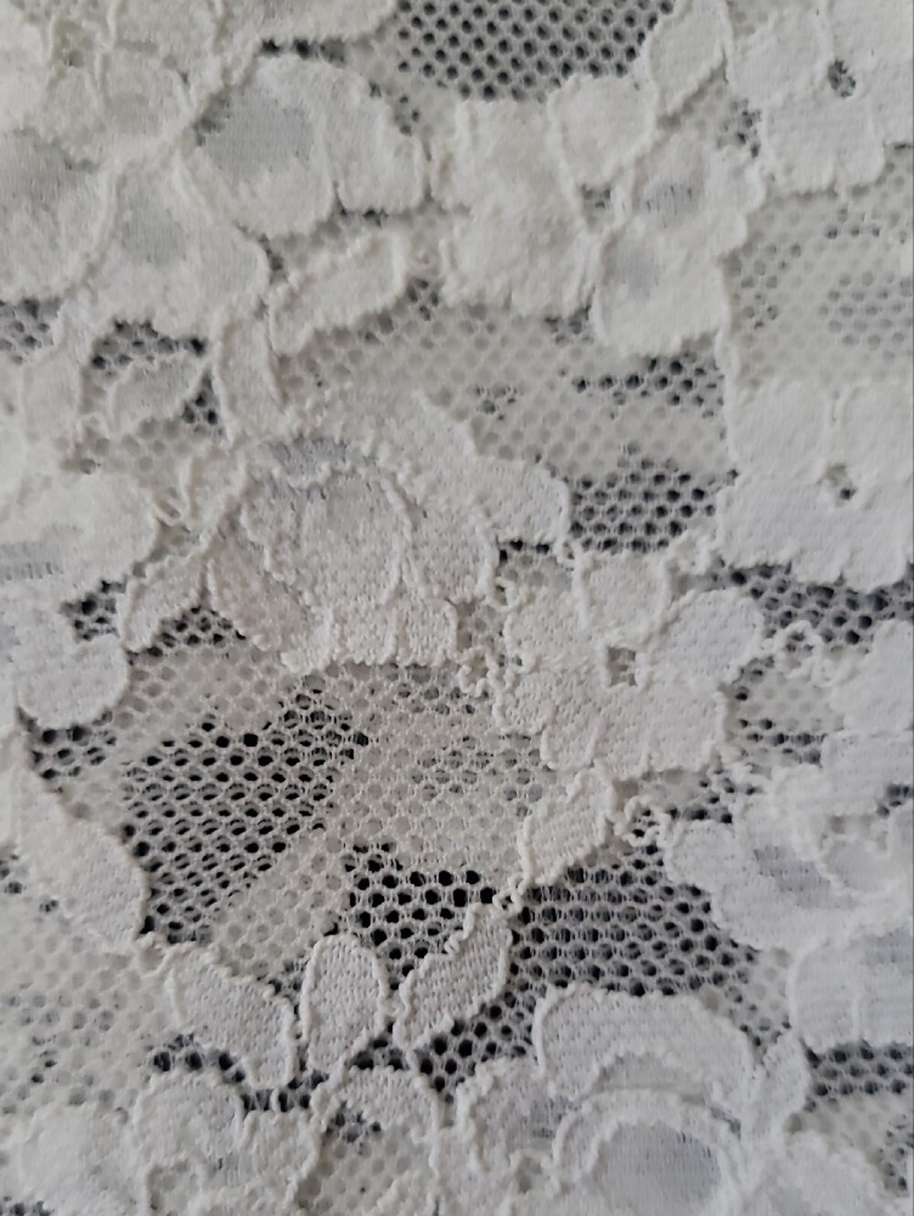 For Love & Lemons White Lace Chemise with Rose Details - Picture 2 of 7